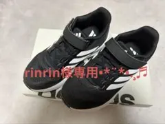 adidas Cloudfoam キッズシューズ ブラック/ホワイト　19センチ