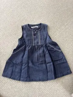 familiar デニムワンピース 90サイズ