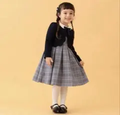 ビームスミニ　セレモニー　ワンピースボレロセット　120cm