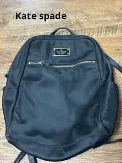 kate spade ブラックナイロンリュック