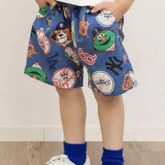 breeze MLB 野球 ドジャース ハーフパンツ 130cm
