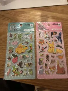 【韓国限定】ポケモン ステッカー2枚セット