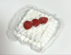 kikisquishy XLサイズ 3連いちご ケーキ クリア袋 純泥