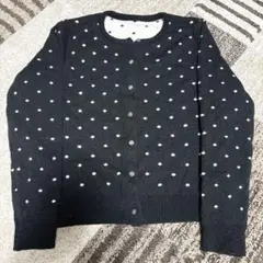 A*様 ドット柄カーディガンニット