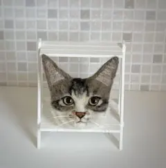 mia サンプルページ Mサイズブローチ キジ白