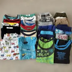 半袖　半ズボン他　全21着　110センチ男の子　まとめ売り　美品あり