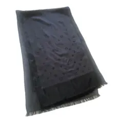 LOUIS VUITTON シルク100% スカーフ　黒