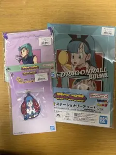 【新品】ドラゴンボール⭐︎一番くじ ブルマセット クリアファイル 巾着