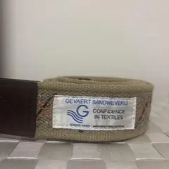GEVAERT ベルト ベージュ系