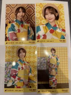 乃木坂46 弓木奈於 生写真 浴衣 2026 座りヨリ レアポ コンプ - メルカリ