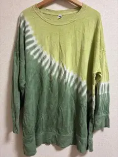OLD NAVY 長袖 タイダイ スウェット XXL グリーンのサムネイル