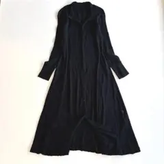 美品 イッセイミヤケ FETEフェット プリーツ ロングカーディガン