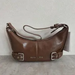 【新品未使用】Matin Kim デザインショルダーバッグ ブラウン