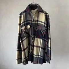 70s TOWNCRAFT by JCPenney Wool Check Sh