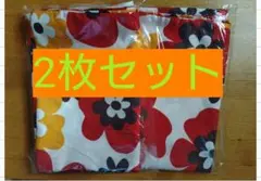 【新品未使用未開封】 長座布団カバーごろ寝マットカバー2枚セット 花柄昭和レトロ