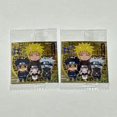 【単品同梱可】NARUTO 忍界シールウエハース Vol.2　CR　ミナト班