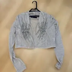 As know as ボレロ　ビーズ装飾