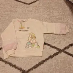 ★☆すみっコぐらし　ファー付き裏起毛トレーナー　アイボリー　サイズ110☆★