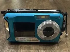 3F 動作未確認 ジョワイユ 防水デジタルカメラ JOY-24MGDUAL-BL - メルカリ