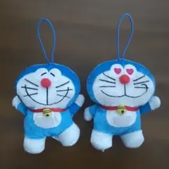 ドラえもん　ぬいぐるみ・マスコット　ストラップ　2種