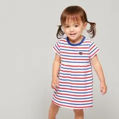 ダブルビー ベビーワンピース 80 トリコロールカラーのサムネイル