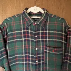 キ*グ様 ポロ ラルフローレン LOWELL SPORTS ネルシャツ 赤刺繍