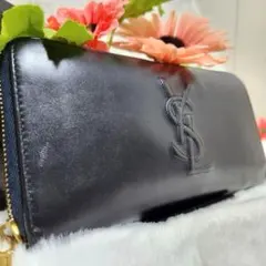 ✨極美品　付属品完備✨サンローラン　長財布　ラウンドファスナー ブラック