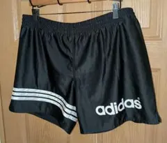 90's　adidas　デサント製　 ショートパンツ ブラックのサムネイル