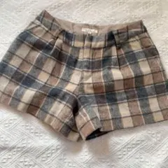 ロペピクニック　ショートパンツ　チェック　36 秋冬
