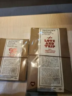 トラベラーズノート ラブアンドトリップ オリジナル、パスポートサイズセット
