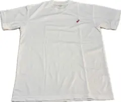 asics ホワイト シャツ Oサイズ