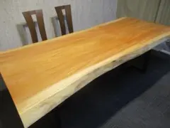 1716□ 欅 ケヤキ テーブル ローテーブル ダイニング 座卓 一枚板 天板