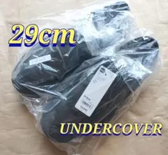 GU UNDERCOVER　チャンキーソールプレーントゥシューズ　29　ブラックのサムネイル