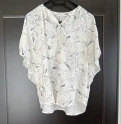 しまむら花柄ブラウス