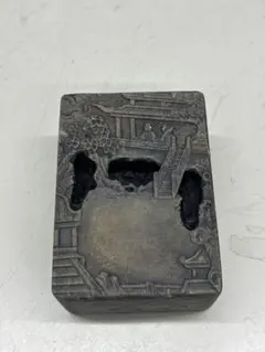 古端渓硯　清時代　乾隆　蘭亭硯　王羲之　緑端渓　緑石硯 老坑 水厳 (F-9) 古端渓硯 清時代 乾隆 蘭亭硯 王羲之 緑端渓 緑石硯 老坑 水厳 (F-9