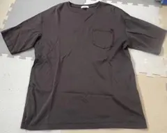 a.v.v ポケット付き クルーネック メンズTシャツ チャコールグレーLサイズのサムネイル