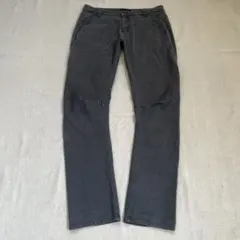 デニムパンツ　カーブパンツ　イタリア製　ボタンフライ　スター　ブラック　アメカジ