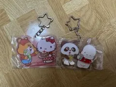 ハローキティ・ポチャッコ アクリルキーホルダーセット