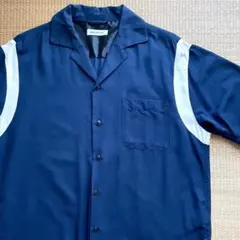 BROWNY ボウリングシャツ ネイビー ブラウニーのサムネイル