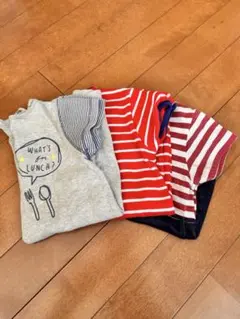 半袖ロンパース3枚セット