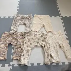 ベビー　子供服　女の子　ズボン　スパッツ　70〜80㎝　5枚セット　まとめ売り