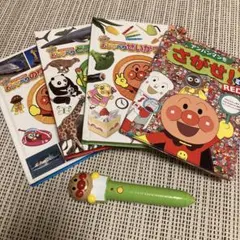 人気　定番　アンパンマン　おしゃべりずかんセット　おまけ付き　図鑑