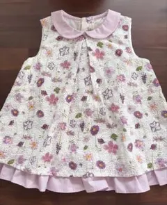 未使用品 センスオブワンダー 花柄レース チュニック 110センチ 女の子