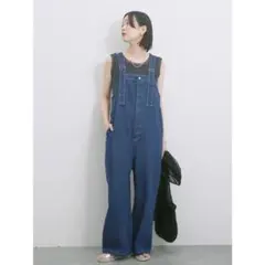 Samansa Mos2 blue サマンサモスモスブルー デニムオーバーオールのサムネイル