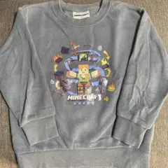 MINECRAFT トレーナー 120cm グレー