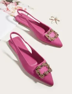 サンダル　パンプス　ハイヒール　OL ZARA風　23.5