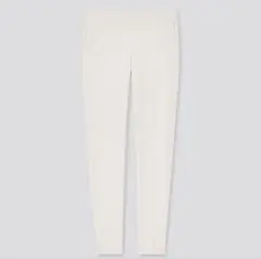 UNIQLO ウルトラストレッチリブレギンス 01 OFF WHITE