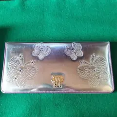 ANNA SUI メタリックシルバー 長財布