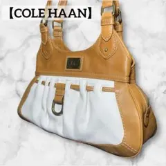 【COLE HAAN】 コールハーン　レザー トートバッグ 肩掛け ショルダー