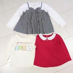 まとめ売り　女の子　子供服　カットソー　Tシャツ　すみっコぐらし
